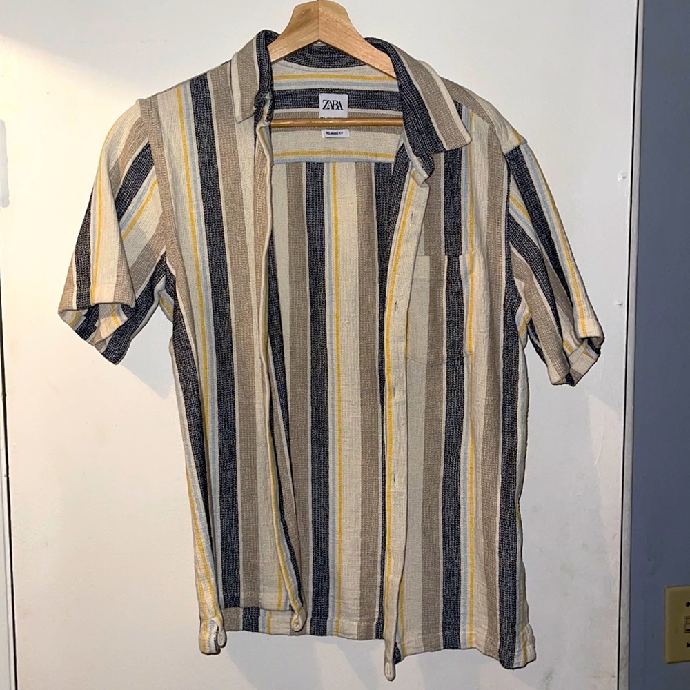 Zara Knit Button Up